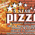 5 Star Pizza Dine in and Delivery logo